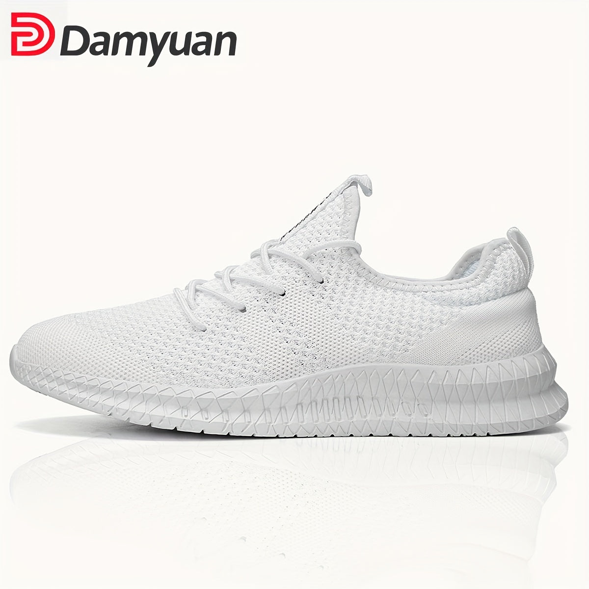 Casual Solid Color Mesh Shoes, Anti-skid Walking Sneakers