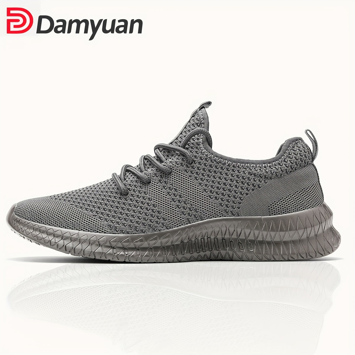 Casual Solid Color Mesh Shoes, Anti-skid Walking Sneakers