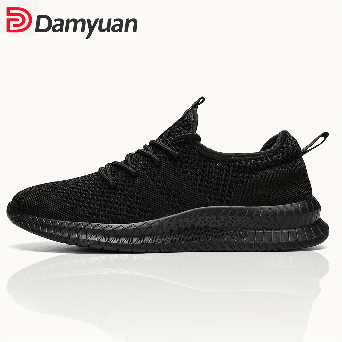 Casual Solid Color Mesh Shoes, Anti-skid Walking Sneakers