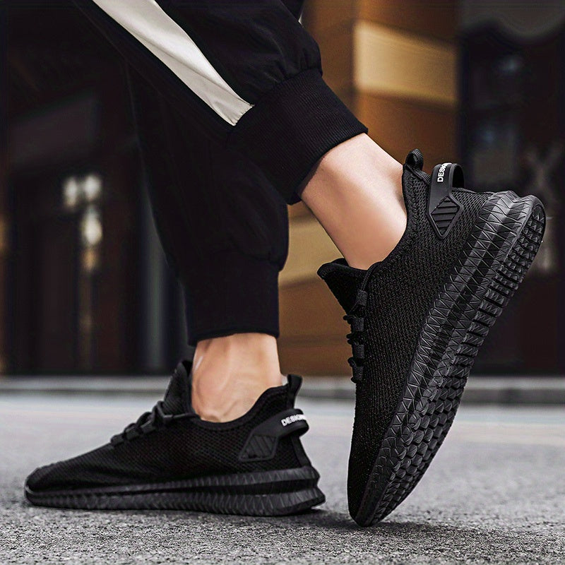 Fashion Trendy Knit Breathable Lightweight Casual Sneakers