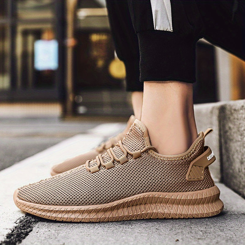 Fashion Trendy Knit Breathable Lightweight Casual Sneakers