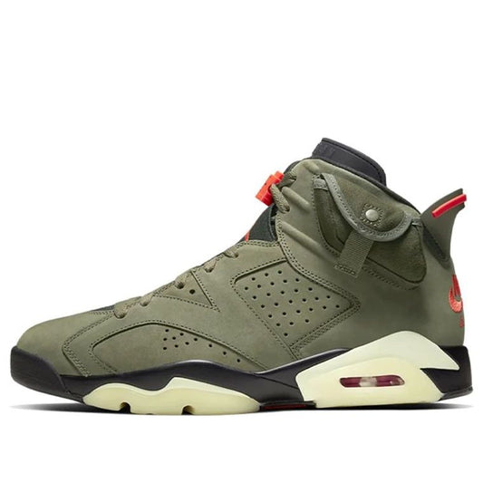 Travis Scott x Air Jordan 6 Retro 'Olive'  CN1084-200 Vintage Sportswear